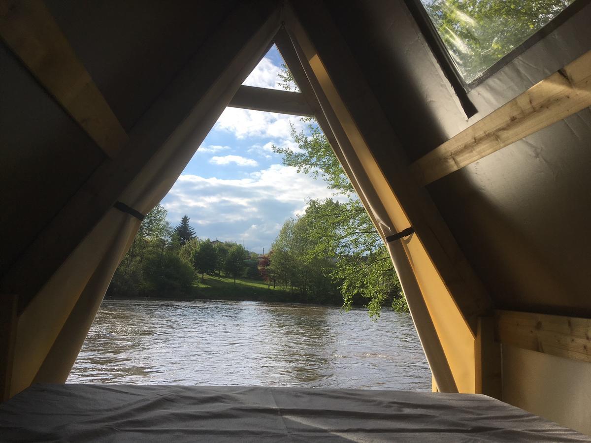 קונפלואנס Camping Des Ribieres מראה חיצוני תמונה